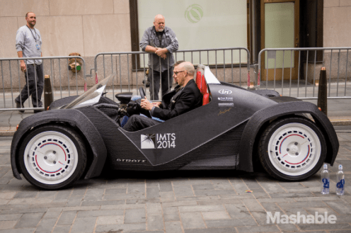 3D printed car